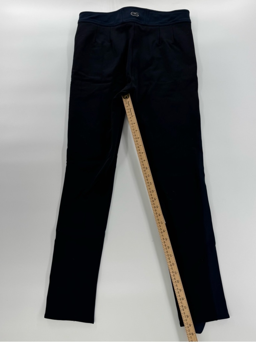 Erin Snow luxury Jes slim leg ski pant navy (black in back) sz 8 - Picture 6 of 11